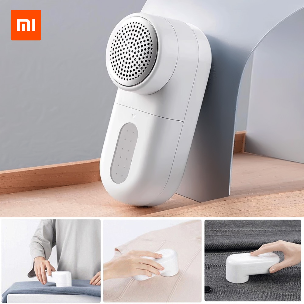 Xiaomi Mijia Lint Remover USB Charging 90min Endurance 0.35mm Small Brush Cloth Protection Low Noise Cut Machine Fabrics Fuzz Shaver for Sweaters Curtains Carpets Clothing Lint Pellets