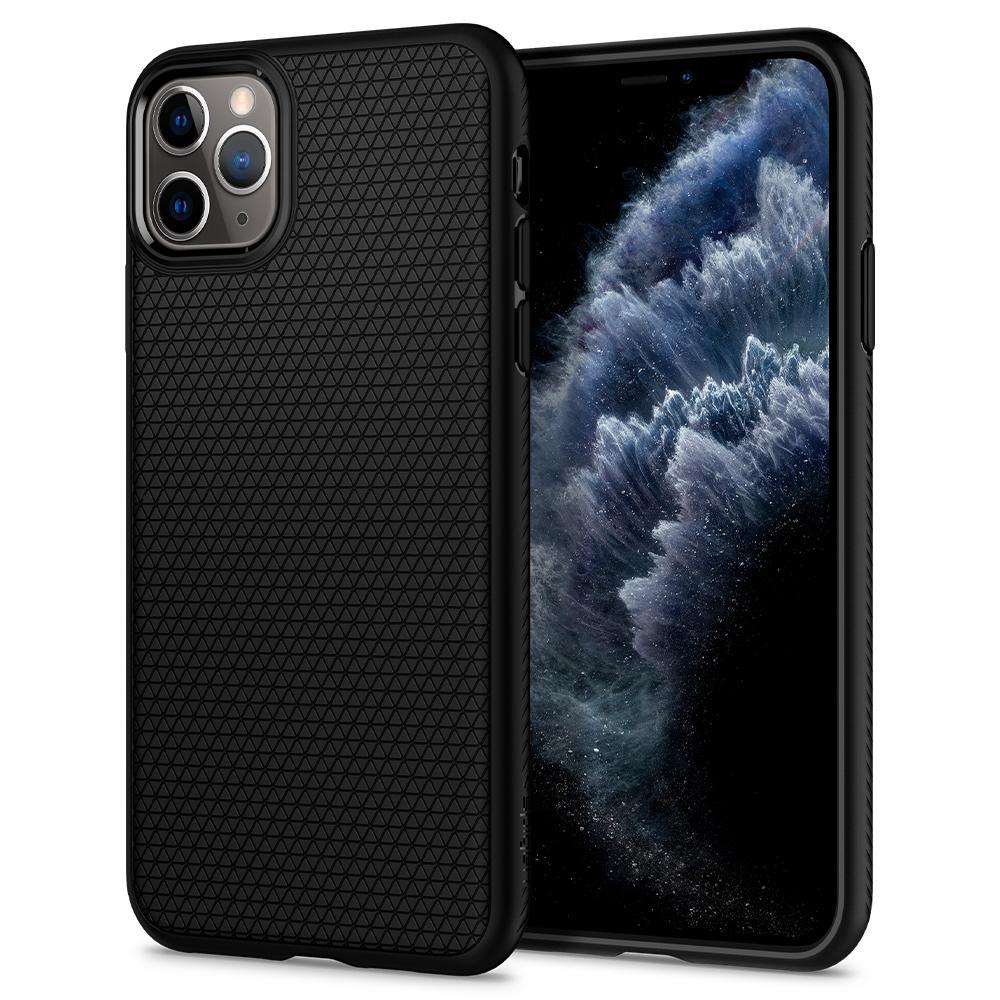 Spigen iPhone 11 Pro Max Case Liquid Air Designed For Apple iPhone 11 Pro Max 2019 Mil-grade Certified with Air Cushion Technology Precise Fit Scratch Defense Drop Protection Casing Cover Phone Cover 