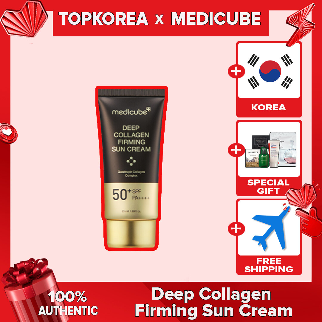 ★Medicube★Deep Collagen Firming Sun Cream 50ml / TOPKOREA / Shipping from korea