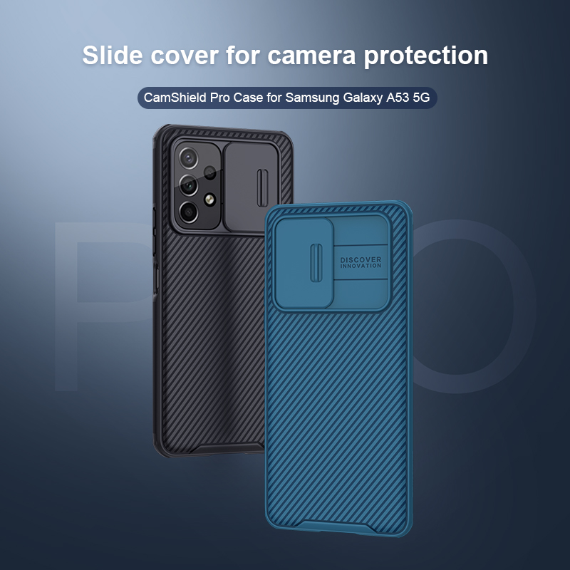 Samsung Galaxy A73 / A53 / A33 / M52 / A71 / A51 / A52 5G / A52s / A42 5G / A32 5G / A03s / M51 - Nillkin CamShield Case Full Coverage Matte Shock Resistant Case Casing Cover Camera Protection Scratch