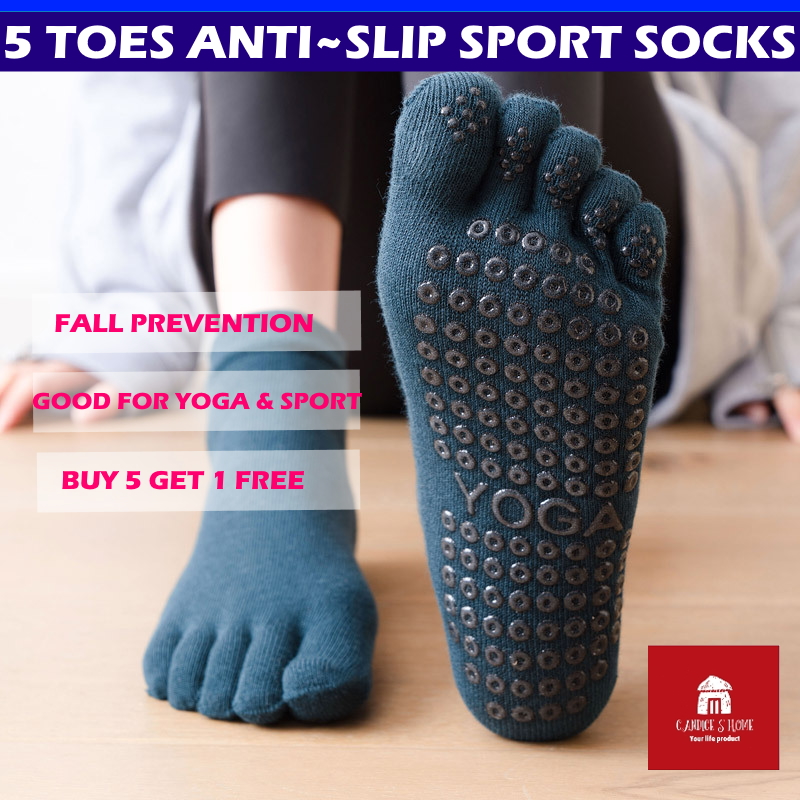 Premium Quality 5 Toes Anti Slip Socks / 2 Toes Anti Slip Sock/ Anti Slip 5 Toes Anti Slip Socks / Anti Slip 2 Toes Anti Slip Socks/ Local Seller / Ready Stock