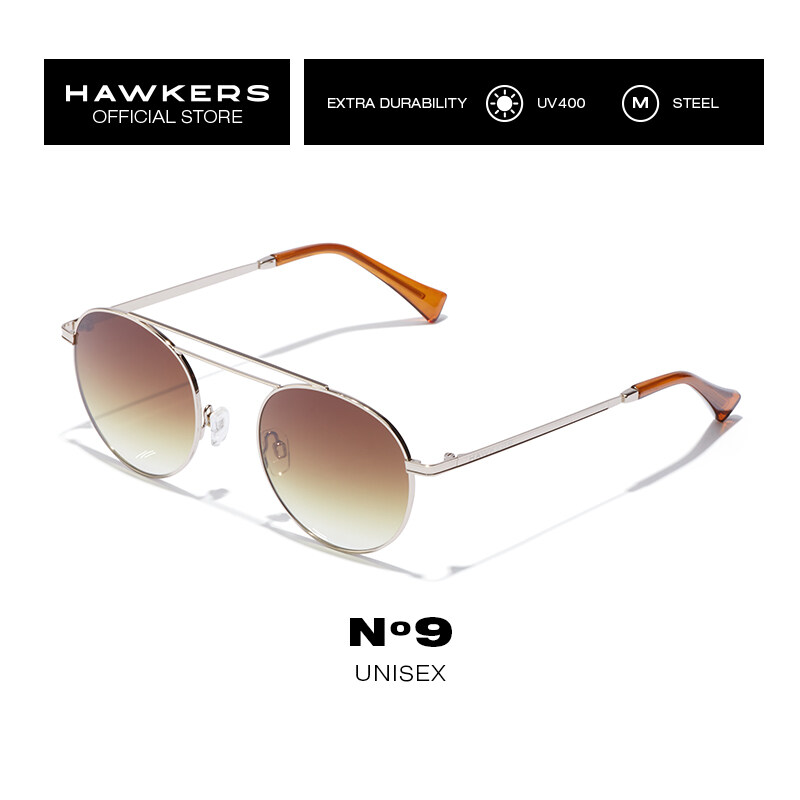 Hawkers -  Nº 9 Gold Sunglasses UV400 Men Women HN920DWM0