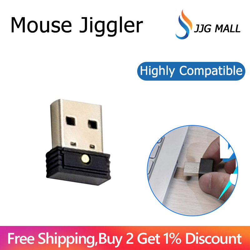 USB Mouse Jiggler, Automatic Computer Mouse Mover Jiggler, Keeps Computer Awake,Simulate Mouse Movement